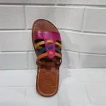 Women’s Multicolor Strappy Moroccan Leather Sandals
