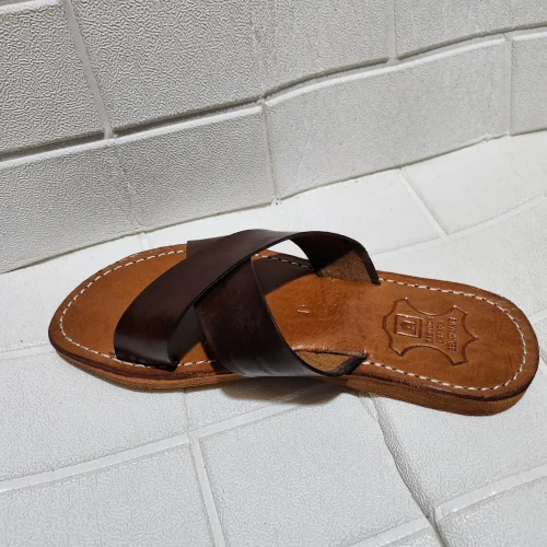 Women’s Criss Cross Moroccan Leather Sandals