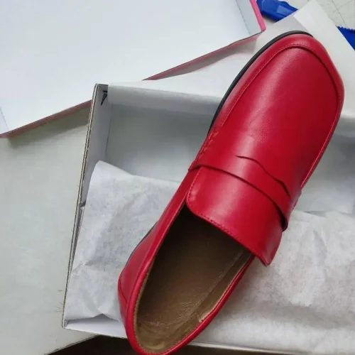 Women S Leather Suede Loafers Handmade Anatomical Flats